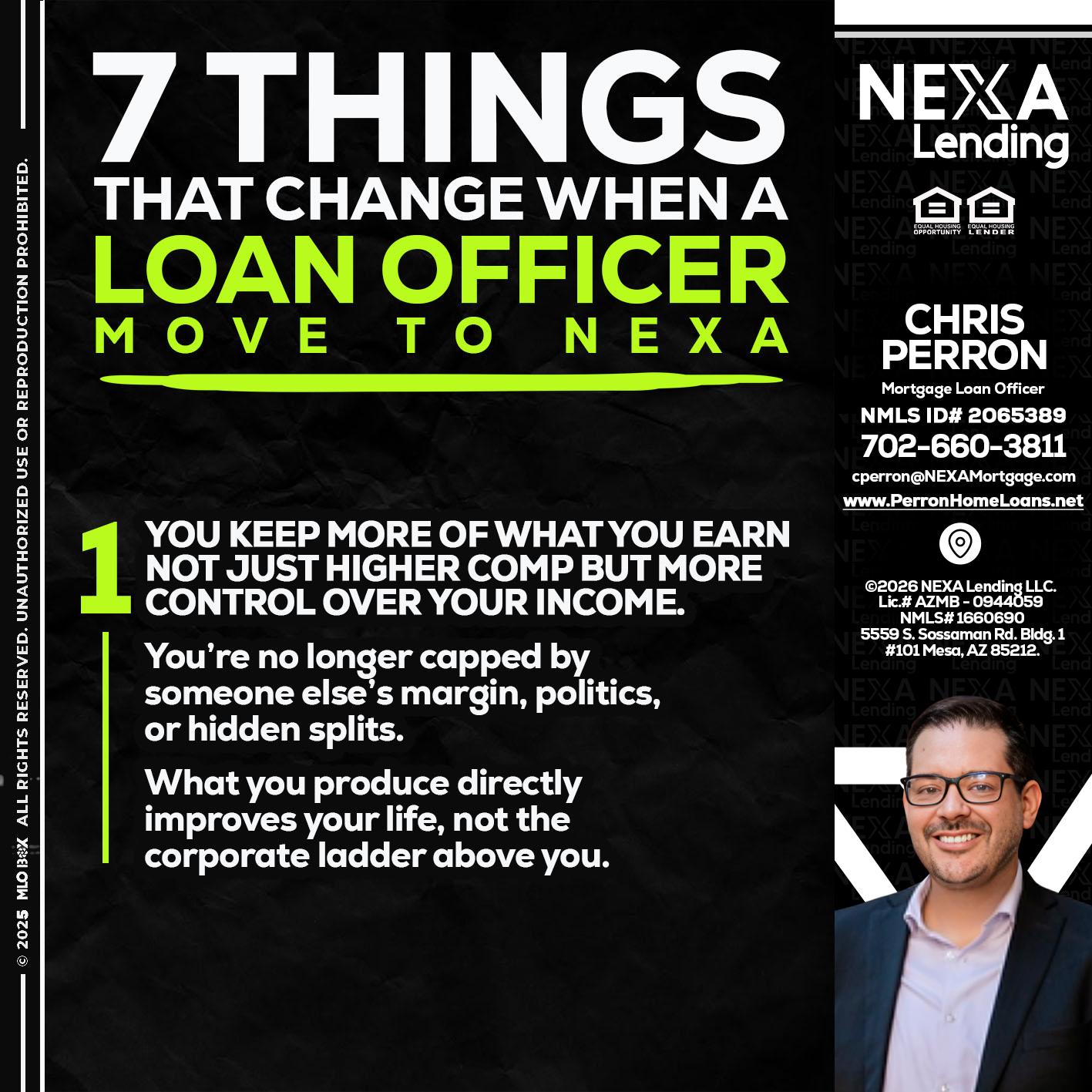 7 THINGS (1) - Chris Perron -Mortgage Loan Officer