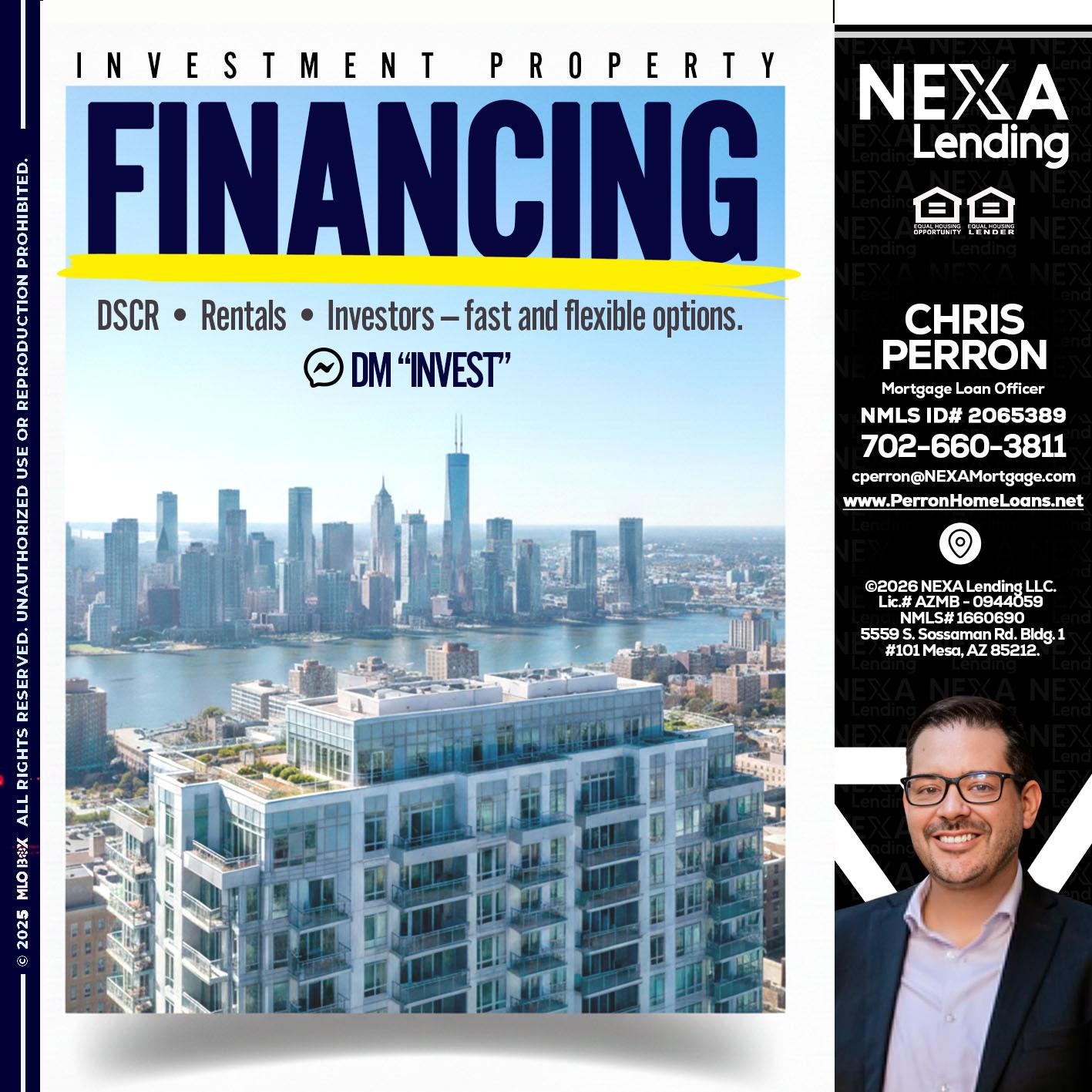 FINANCING - Chris Perron -Mortgage Loan Officer