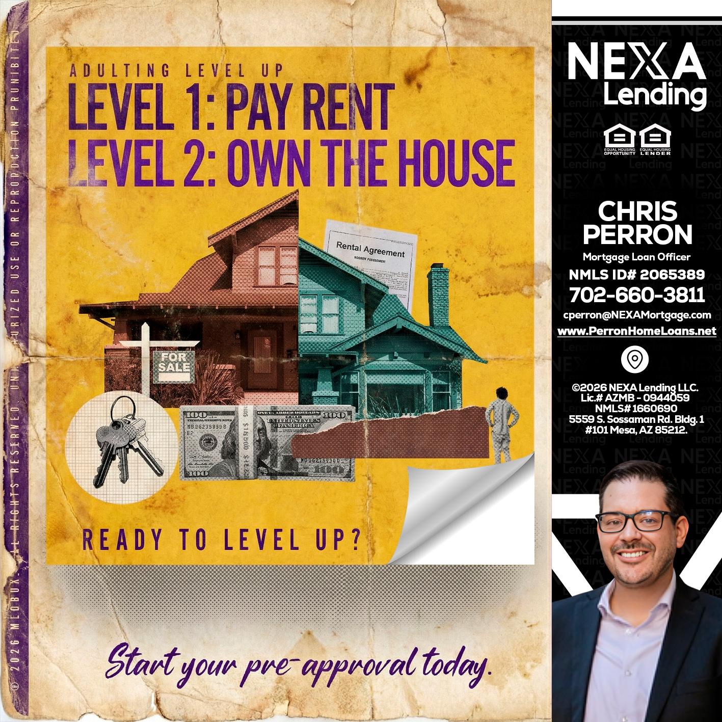 LEVEL 1 - Chris Perron -Mortgage Loan Officer