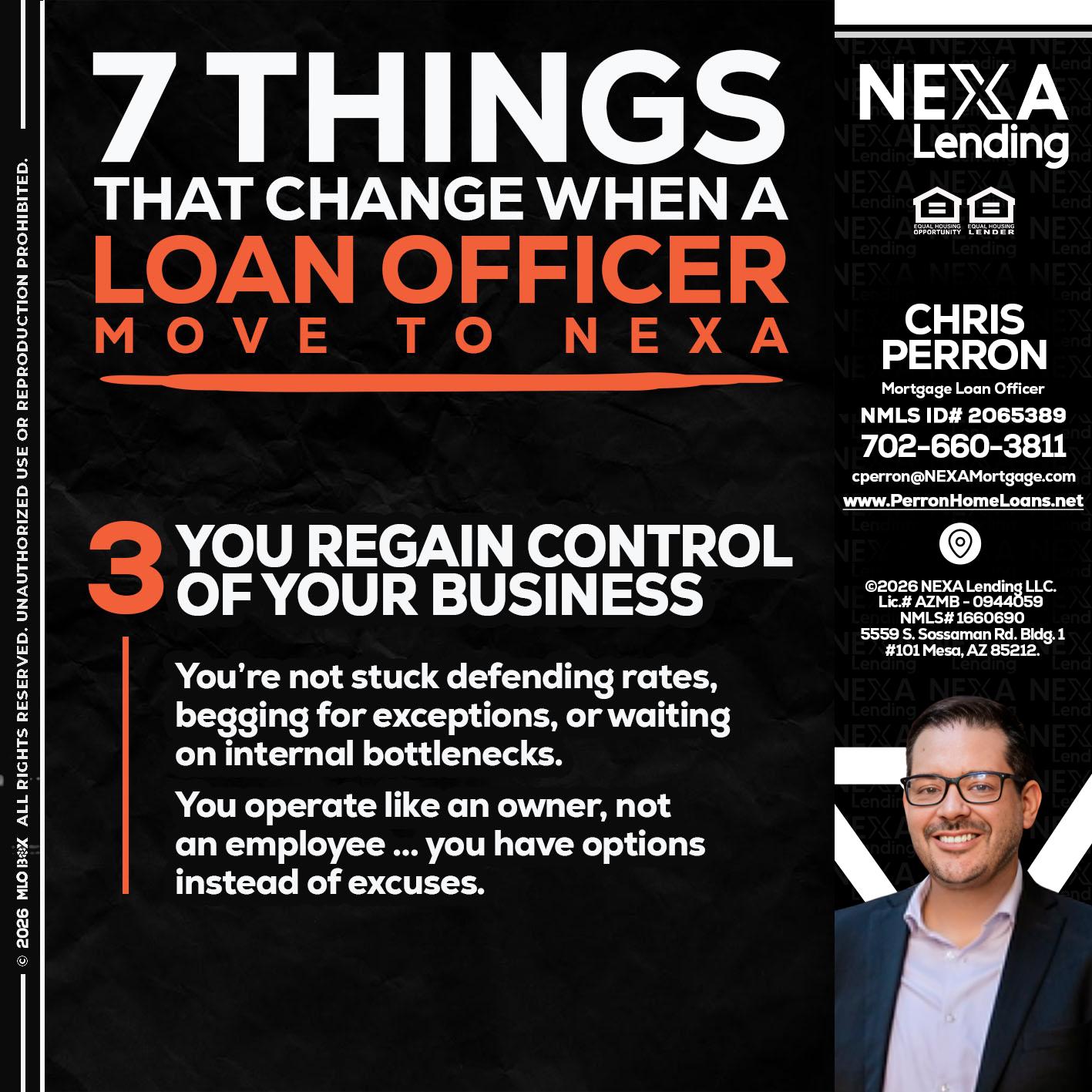 7 things (3) - Chris Perron -Mortgage Loan Officer