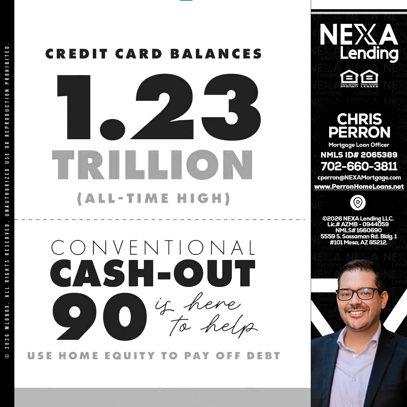 CREDIT CARD BALANCE - Chris Perron -Mortgage Loan Officer