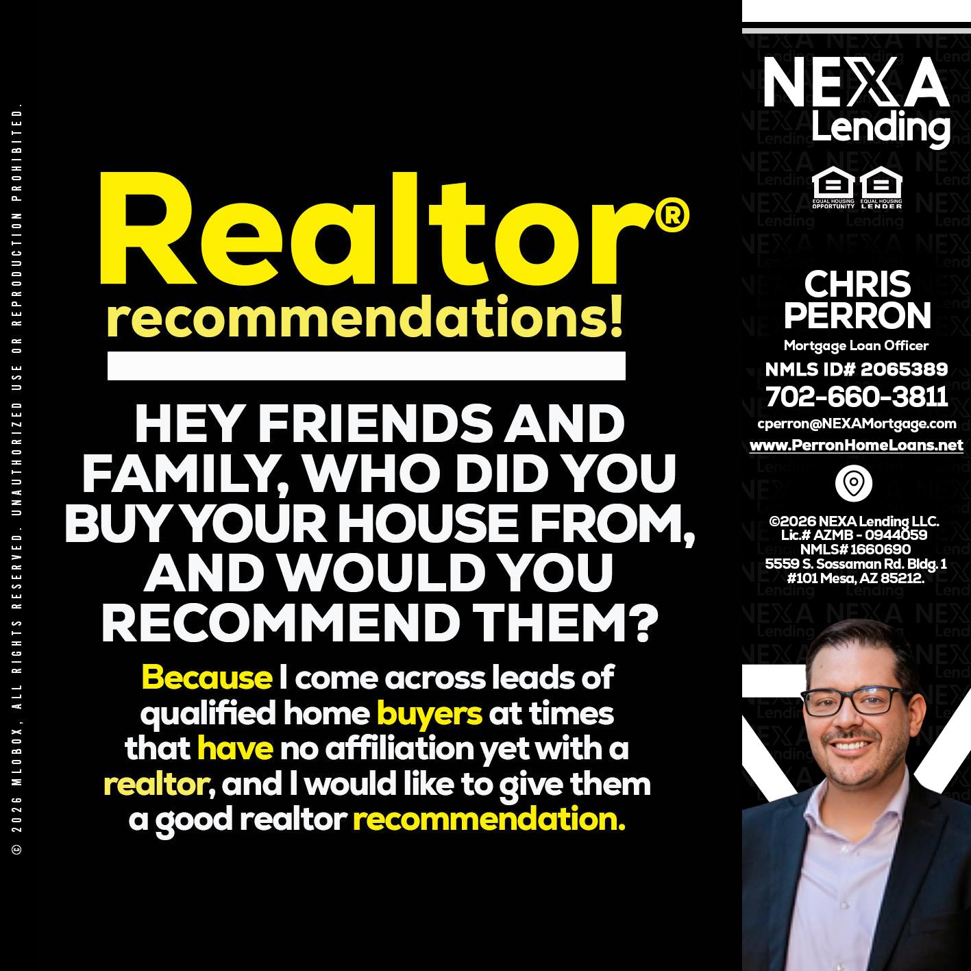 REALTOR - Chris Perron -Mortgage Loan Officer