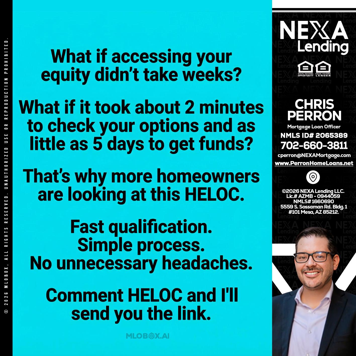 what if - Chris Perron -Mortgage Loan Officer