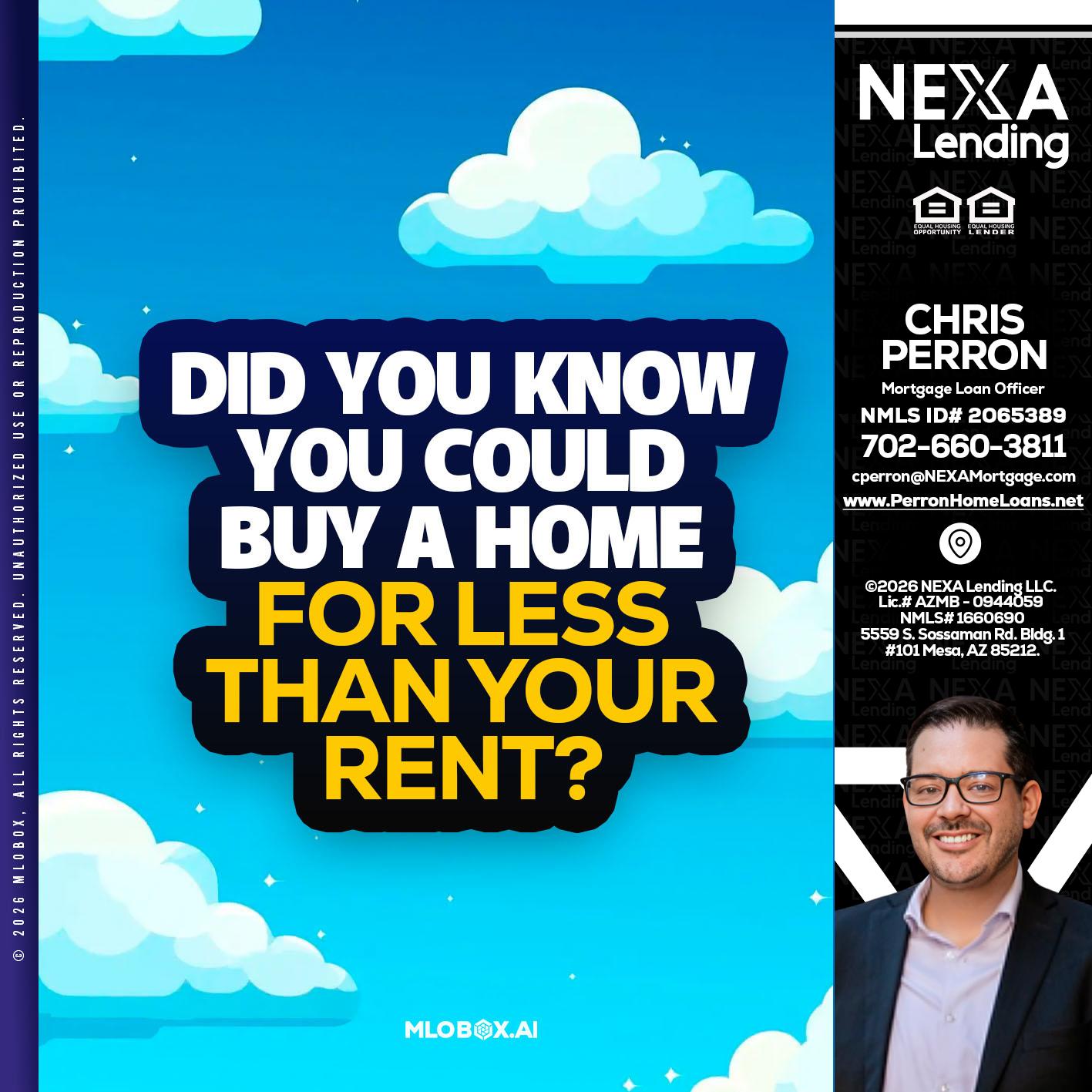 DID YOU KNOW - Chris Perron -Mortgage Loan Officer