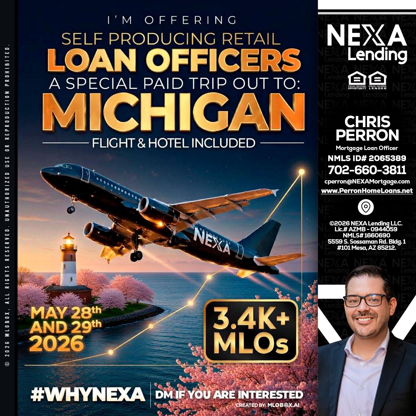 MICHIGAN TRIP - Chris Perron -Mortgage Loan Officer