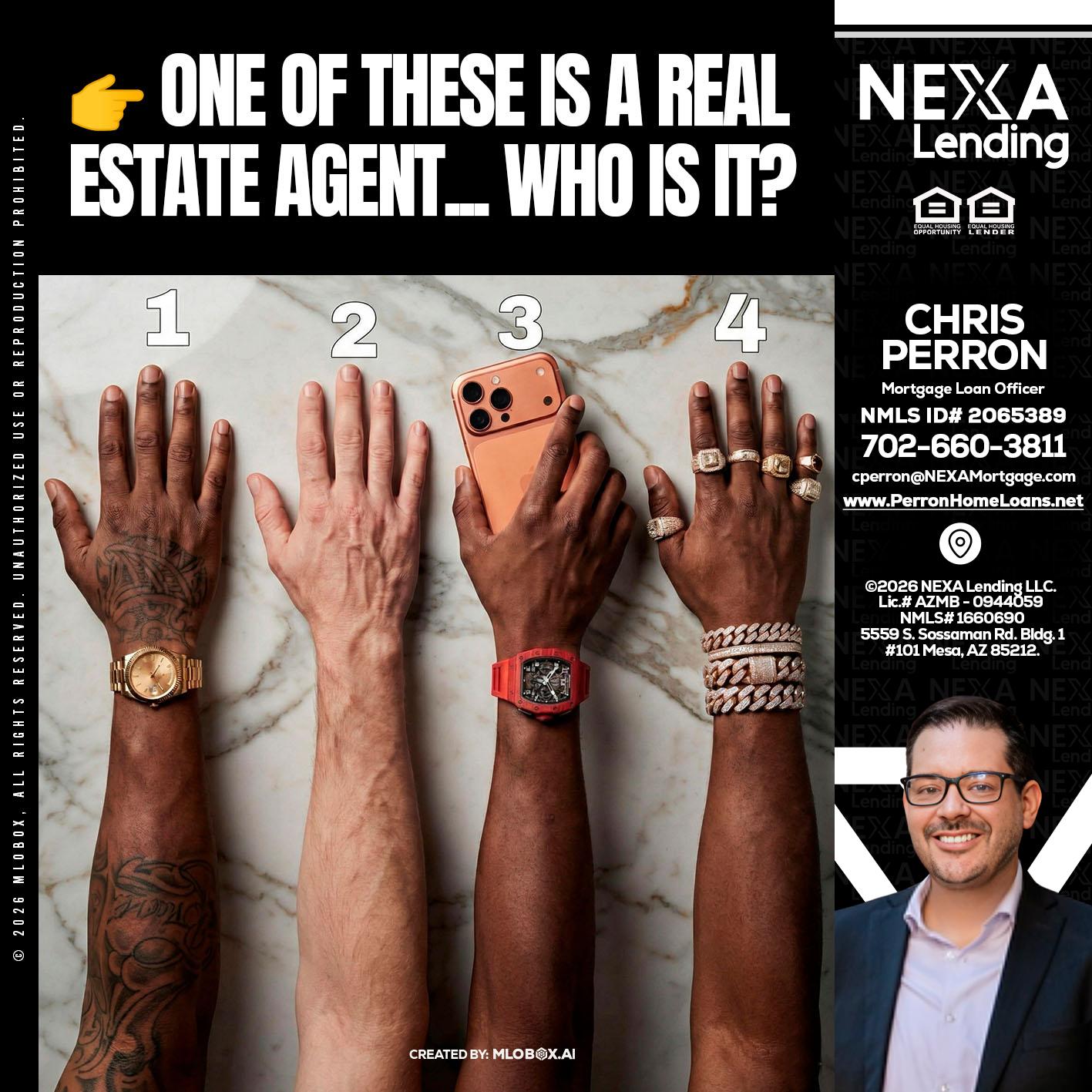 ONE OF THESE - Chris Perron -Mortgage Loan Officer