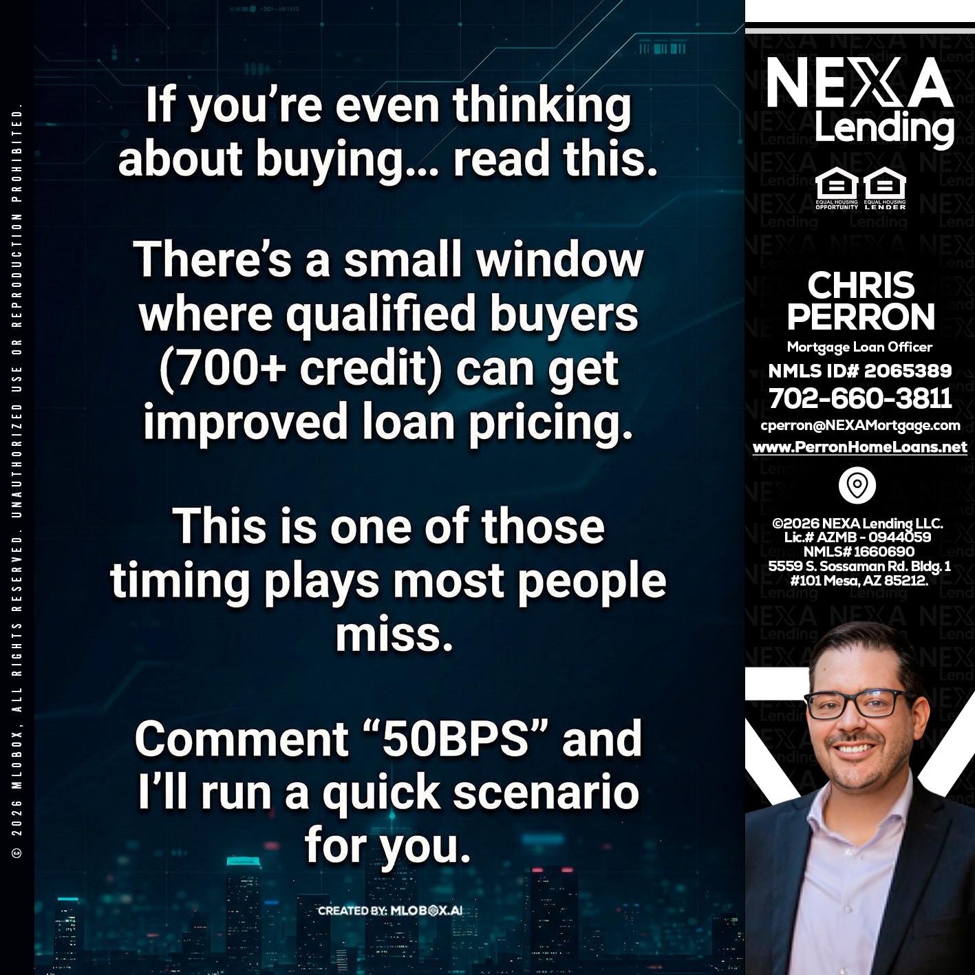 IF YOU EVER - Chris Perron -Mortgage Loan Officer