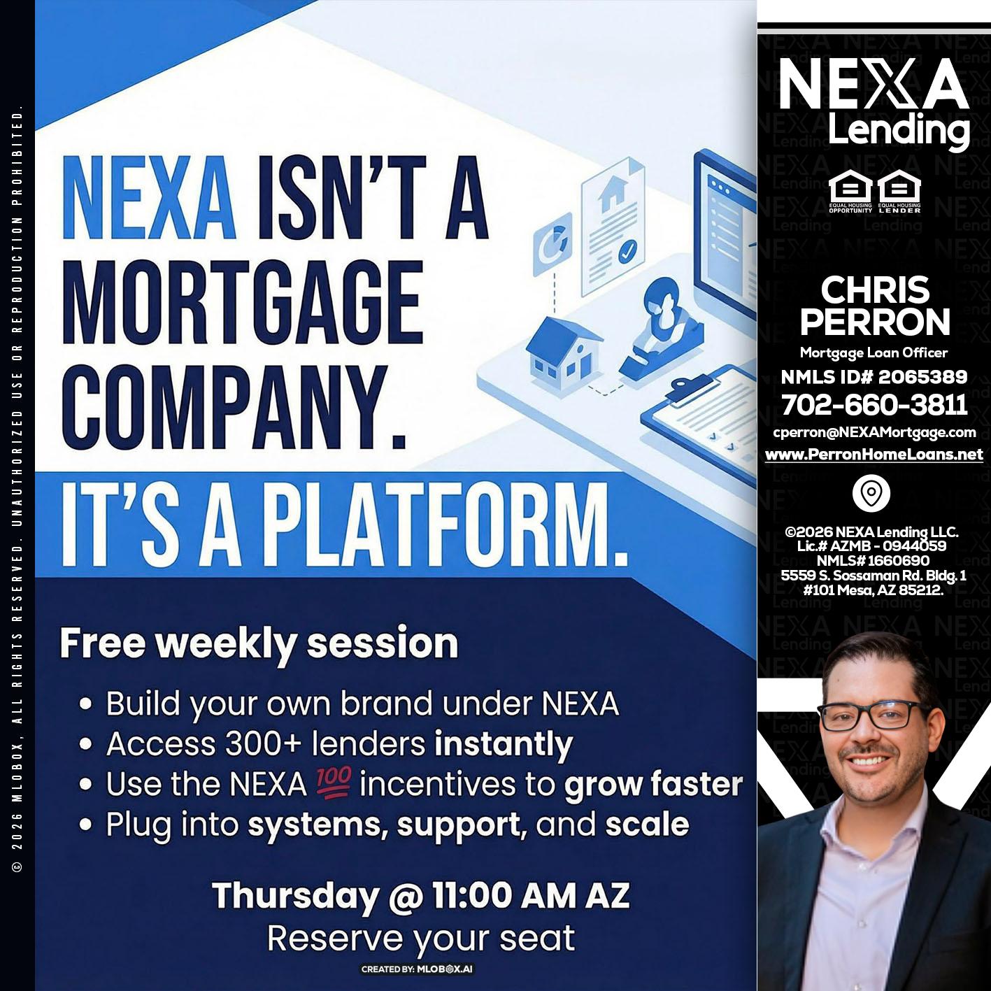 NEXA ISNT - Chris Perron -Mortgage Loan Officer
