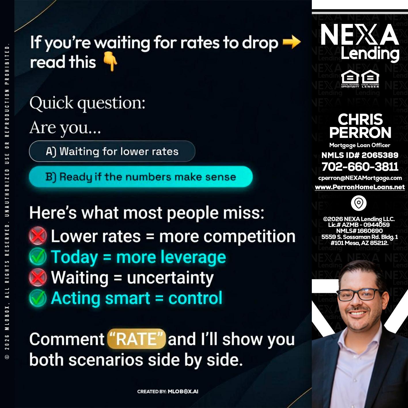 IF YOU ARE - Chris Perron -Mortgage Loan Officer