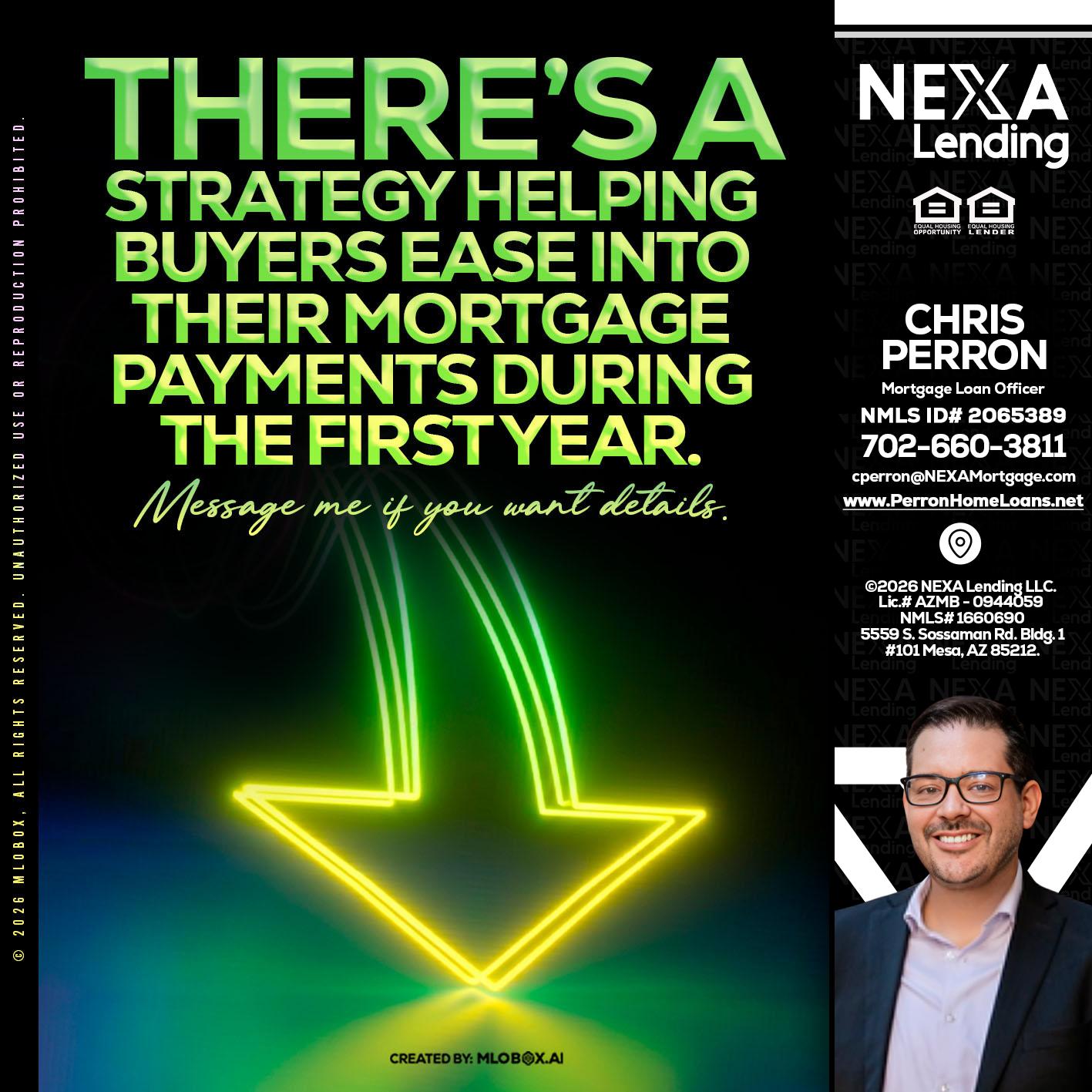 THERES A STATEGY - Chris Perron -Mortgage Loan Officer