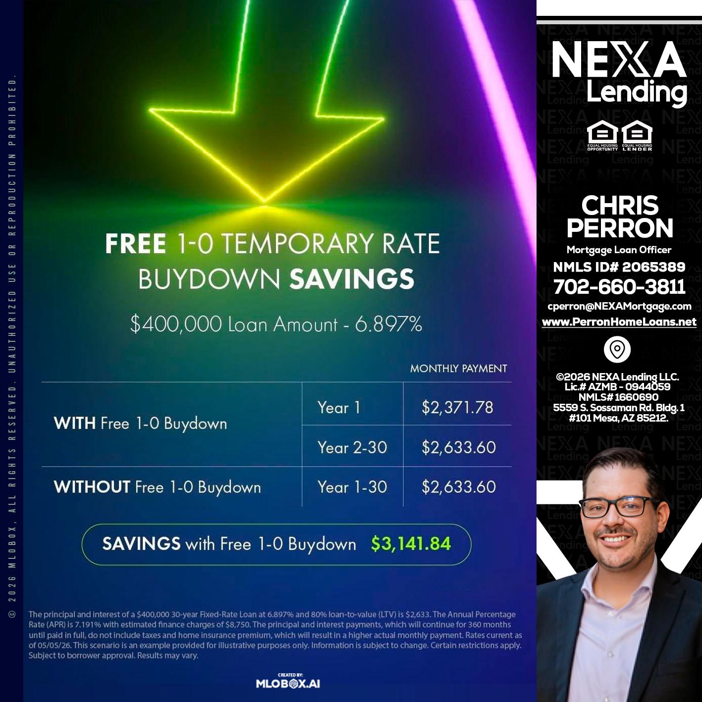 BUYDOWN - Chris Perron -Mortgage Loan Officer
