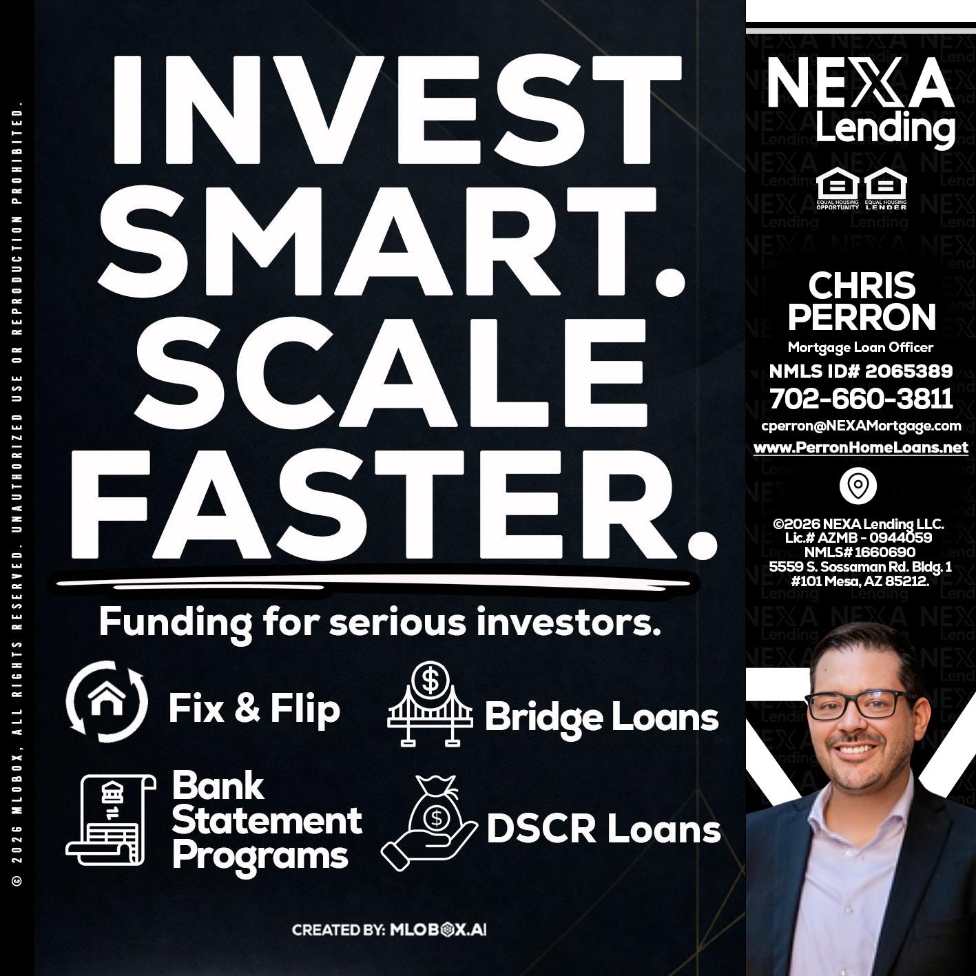 INVEST SMART - Chris Perron -Mortgage Loan Officer