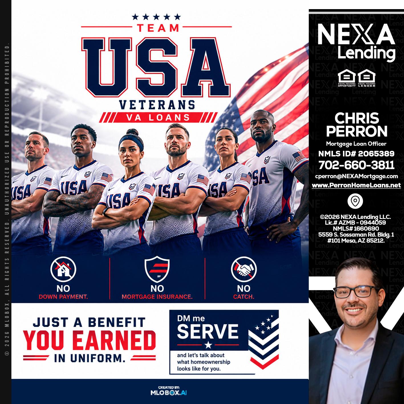 USA TEAM - Chris Perron -Mortgage Loan Officer