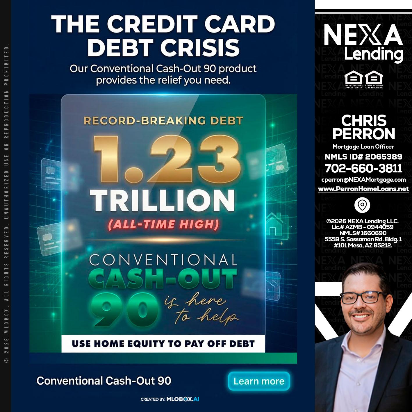 THE CREDIT CARD - Chris Perron -Mortgage Loan Officer