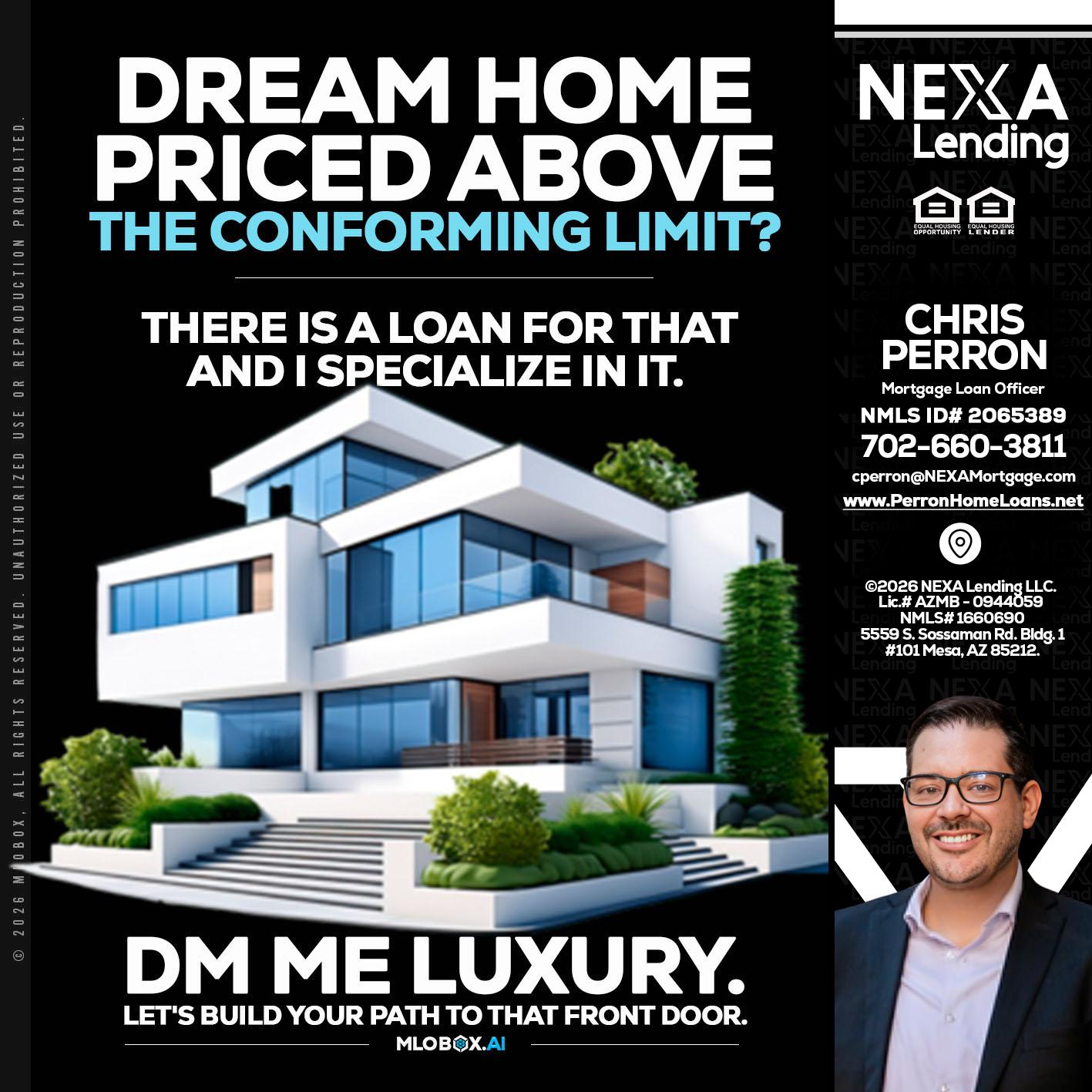DREAM HOME - Chris Perron -Mortgage Loan Officer