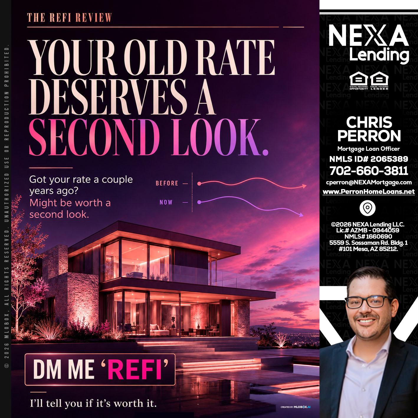 YOUR OLD - Chris Perron -Mortgage Loan Officer